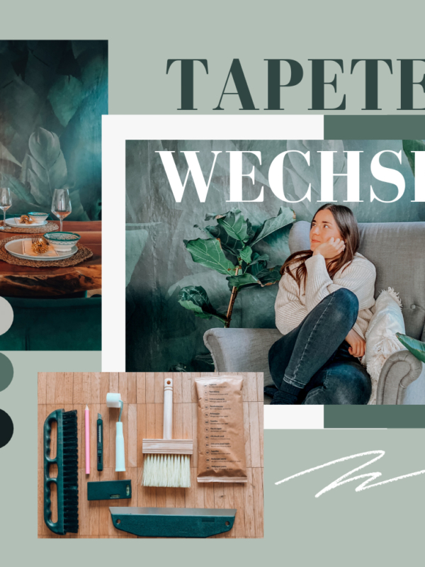 Changing corners: Interior Inspiration & Botany Tropical Forest Green Tapete